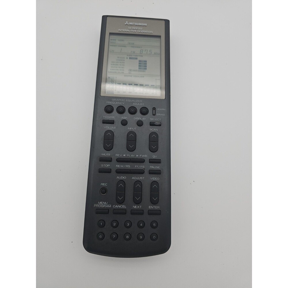 Mitsubishi  M-RPF52  Interactive Operation Remote control POWERS ON SCREEN WORKS